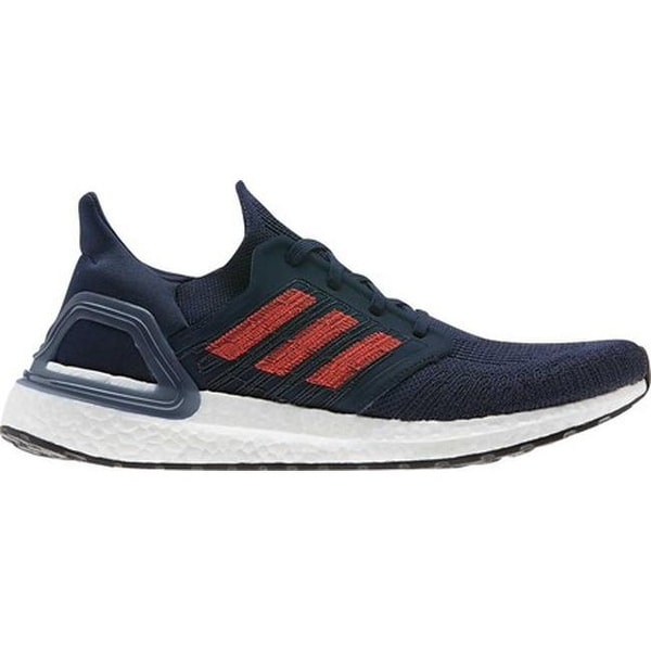 ultra boost red white and blue