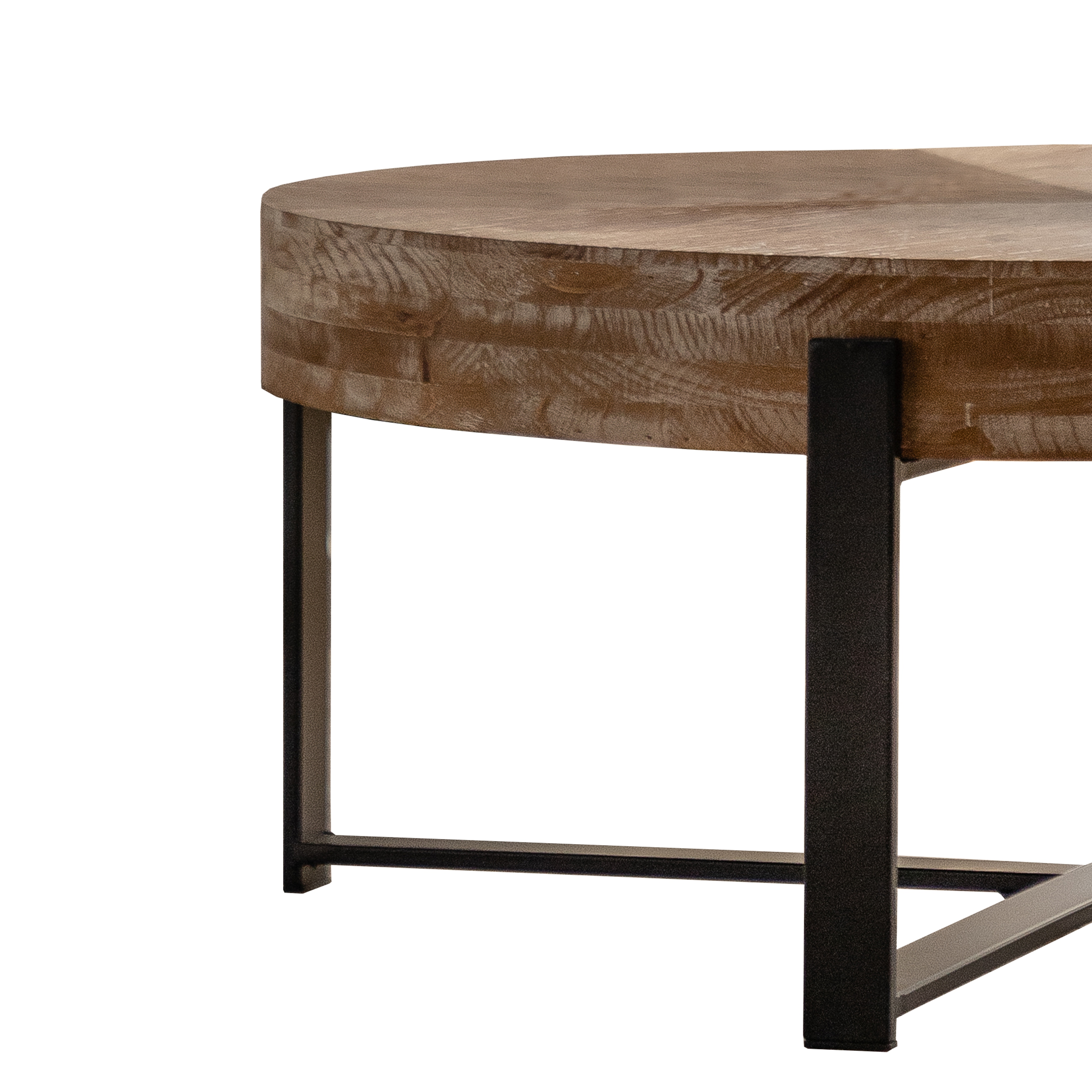 31.29 Modern Retro Splicing Round Coffee Table - On Sale