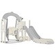 preview thumbnail 46 of 65, 5 in 1 Toddler Slide and Swing Set - Indoor & Outdoor Kids Playground Climber with Telescope - 71.6'' L x 56.3'' W x 45.2'' H