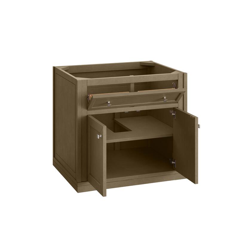Chicago 30" Single Vanity, Walnut Whisper