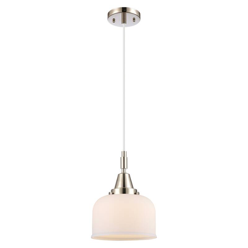 Innovations Lighting 447-1P-G71 Bell 8" Wide Mini Pendant with Matte