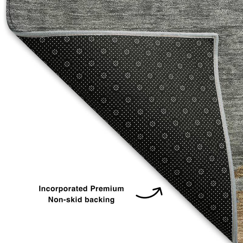 Premium Washable Super Soft Contemporary Ombre Mayfield Rug