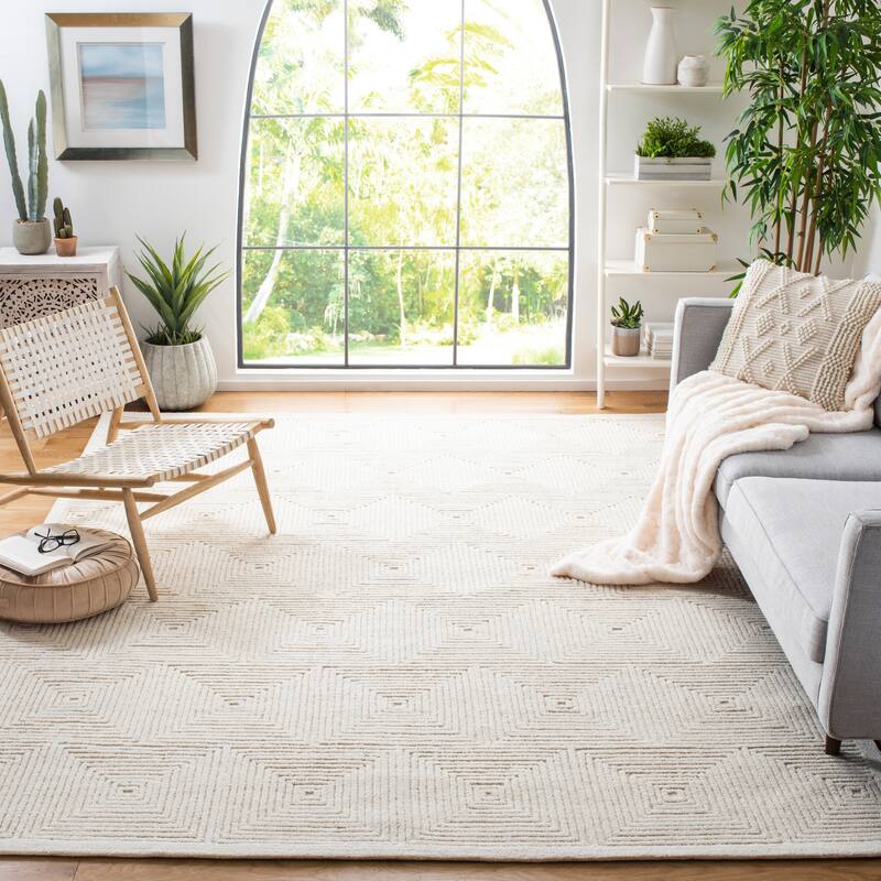 SAFAVIEH Handmade Textural Nane Wool Rug