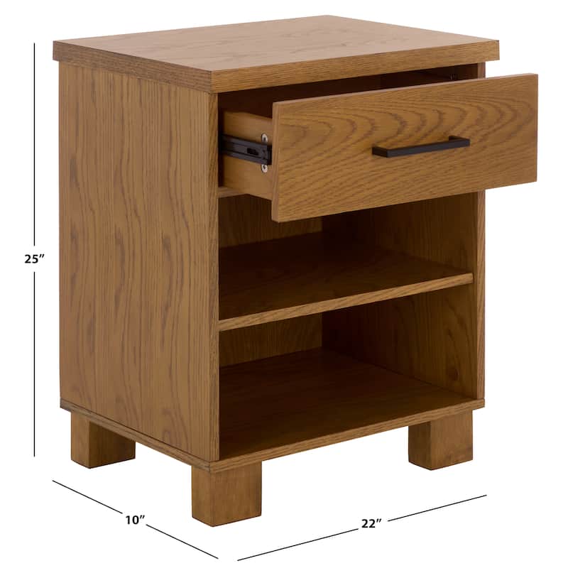 SEI Furniture Himanshu 1-Drawer 2-Shelf Nightstand