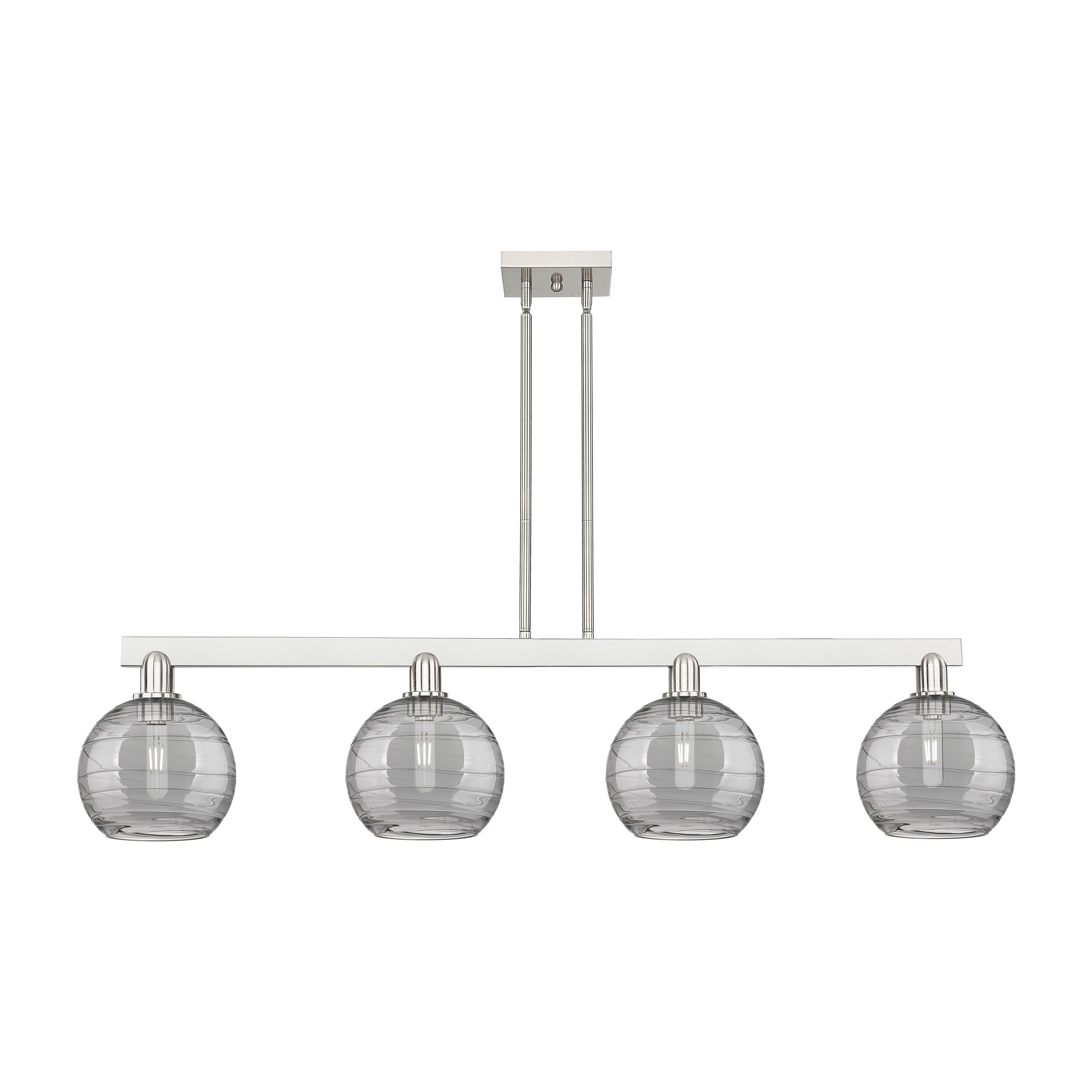 Innovations Lighting Endless Possibilities Arcadia - Athens Deco Swirl - 4 Light 51" Stem Hung Island Light