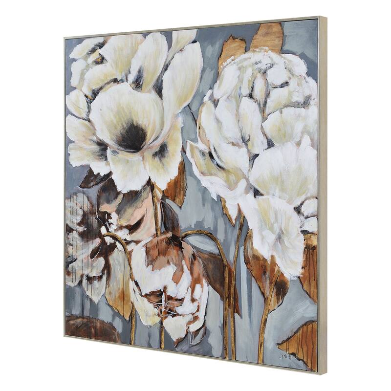 Renwil Fleurimont 45" Wide Canvas Art, Beige