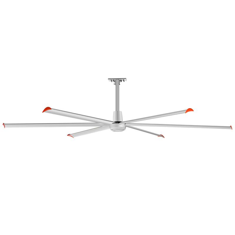 12ft HVLS Commercial 144" Ceiling Fan without Light with 6 Aluminum Blades