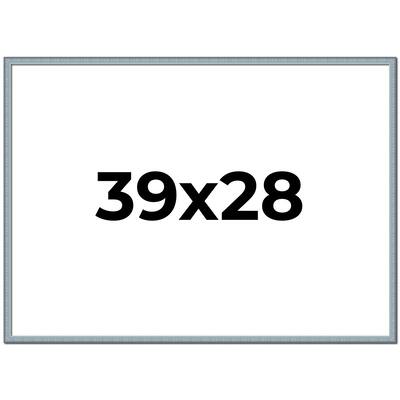39x28 Frame Rustic Sky Blue Solid Wood Picture Frame | 0.75 Inch