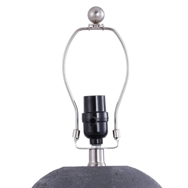 2 Pack Global Ceramic Accent Table Lamp with Linen Shade