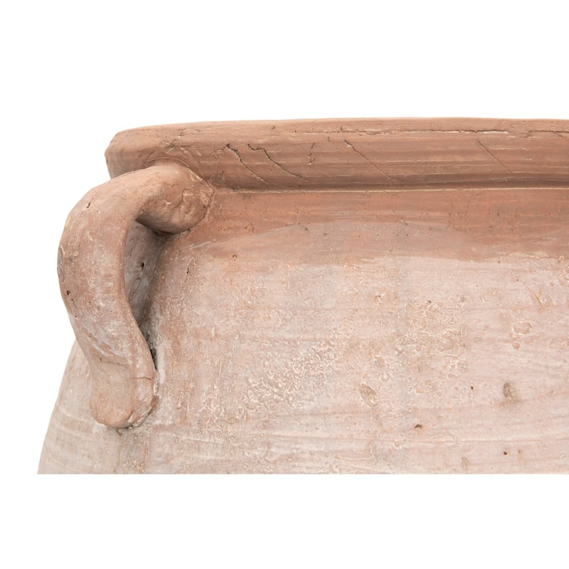 Whitewashed Terra-cotta Urn