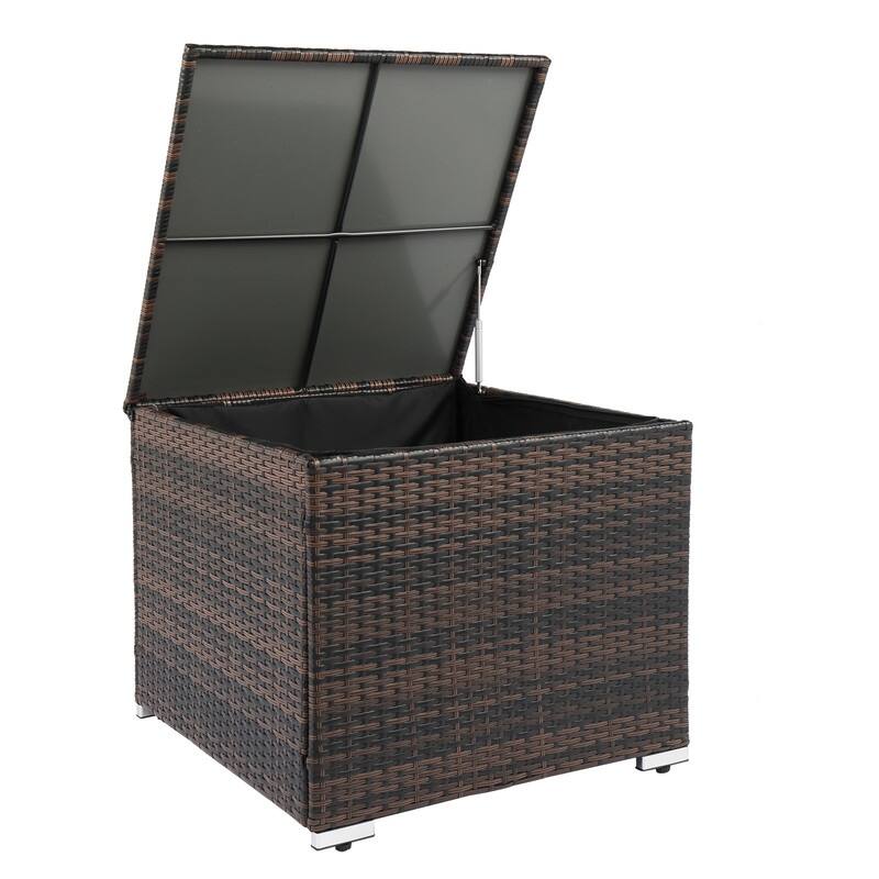 Patio 60 Gallon Wicker Rattan Storage Box