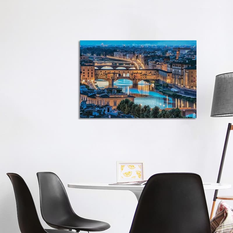 iCanvas "Florence At Dusk" by Manjik Pictures Canvas Print - 26x40x1.5