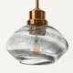 preview thumbnail 2 of 6, Modern Glam Large Farmhouse Gold Glass Chandelier Linear Island Dining Room Bar Pendant Lights - L 43.3" * W 7.1"* H 23"