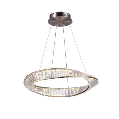 Stella 25W LED Pendant Satin Nickel - Satin Nickel