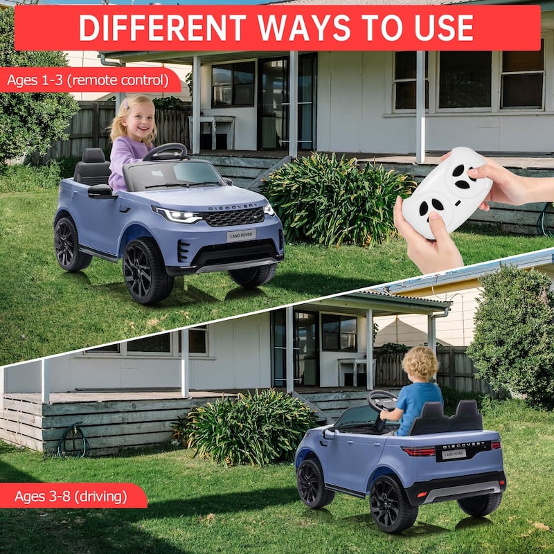 12V Licensed Land Rover 2 Seater Ride on Car for Kids
