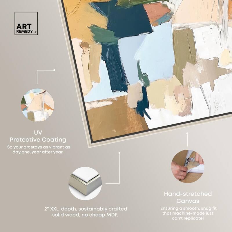 Pastel Mixture Canvas by Art Remedy