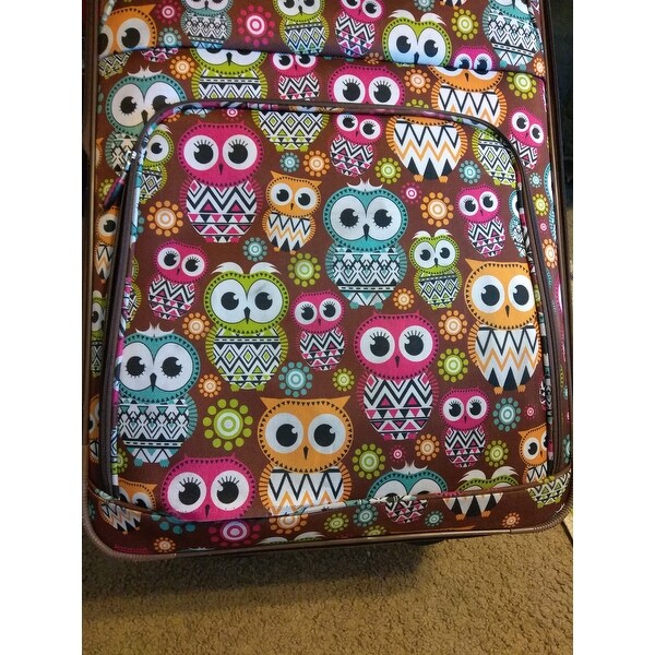 rockland owl luggage set