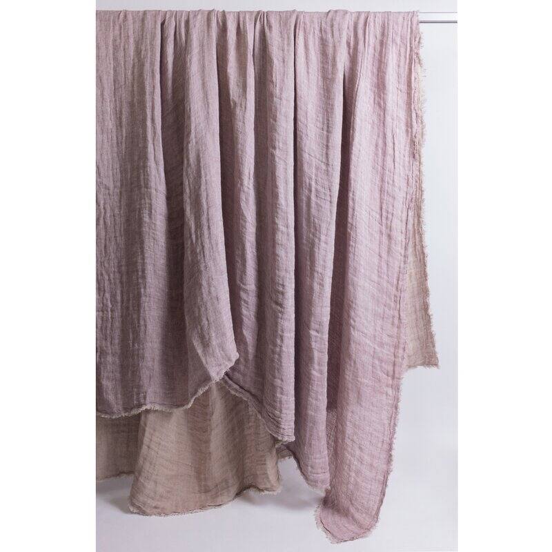 Jaden Lavender Reversible Linen Bedspread Set