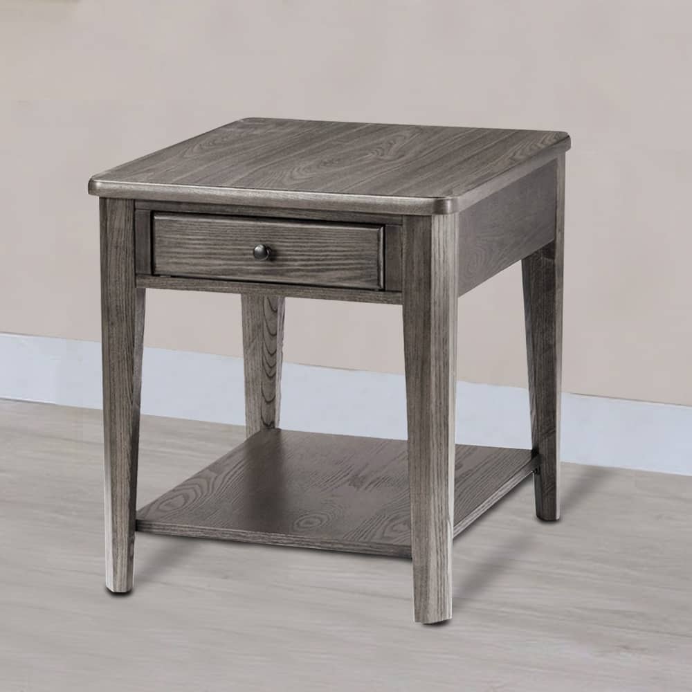Chromcraft Peter Revington End Table in Gray Finish