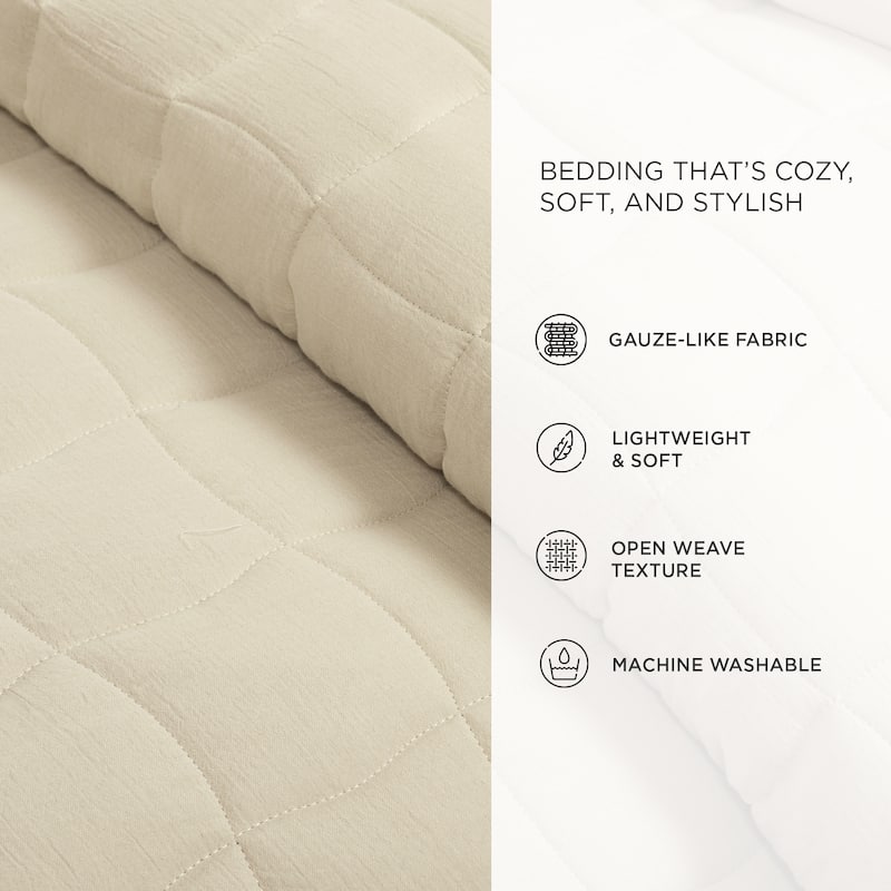 Lush Decor Cloud Gauze Quilt
