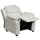 preview thumbnail 21 of 106, Deluxe Padded Contemporary Kids Recliner with Storage Arms