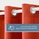 preview thumbnail 96 of 128, ATI Home Indoor/Outdoor Solid Cabana Grommet Top Curtain Panel Pair