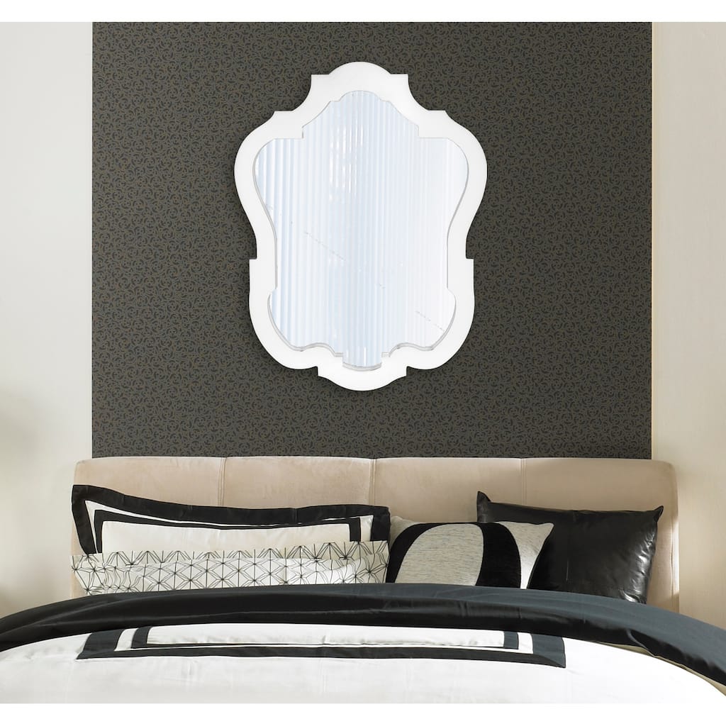 Audrey White Wall Mirror