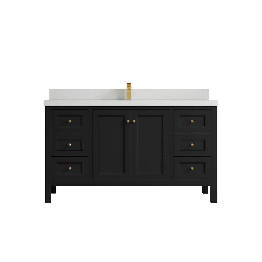 Willow Collections 60 in. W x 22 in. D Nashville Single Sink Bathroom Vanity with Countertop