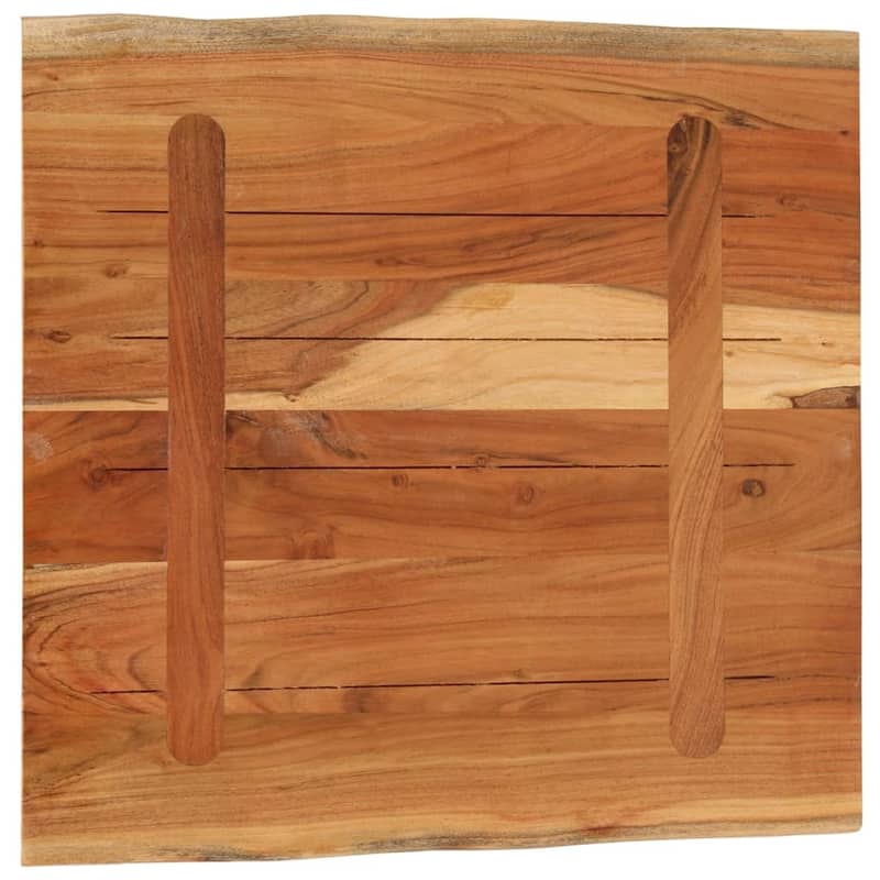 vidaXL Table Top Replacement Board Tabletop Accessory Solid Wood Live Edge
