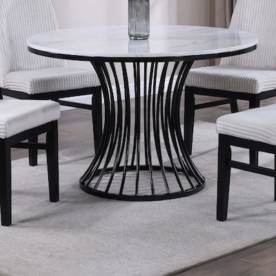 1pc Unique White Round Table