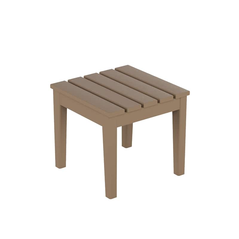 Polytrends Laguna Outdoor Patio 4-Piece Garden Chair and Porch Bench Conversation Set