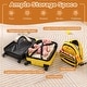 preview thumbnail 10 of 9, Costway 2-Piece Kid’s Luggage Set with Cute Bee Backpack & 18” Rolling - See Details