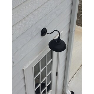 Shop Y-Decor Lora 1 Light Outdoor Wall Lighting in Black ...