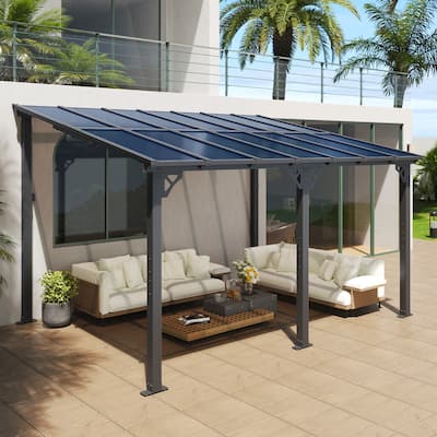 Gazebo for Patio, Gazebo Pergola with Sloped Roof