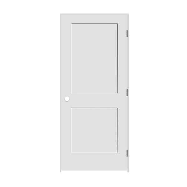 Trimlite 2468138 8402lh10b714 28 By 80 Shaker 2 Panel Left Handed Interior Pre Hung Passage Door With Oil Rubbed Bronze