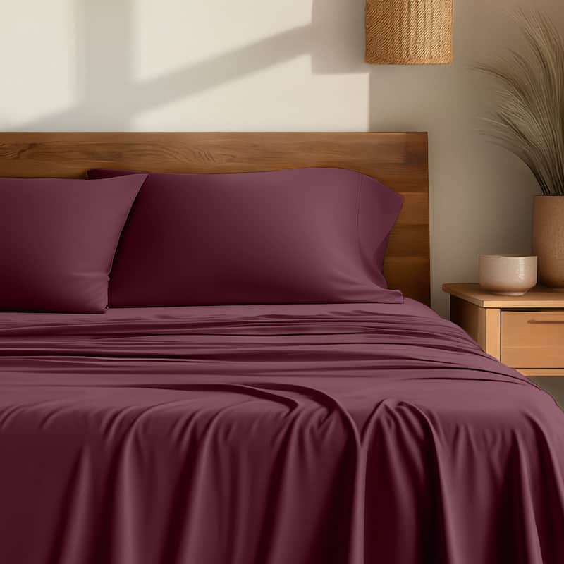 Bare Home Rayon from Bamboo Sheet Set - Deep Pocket - Breathable