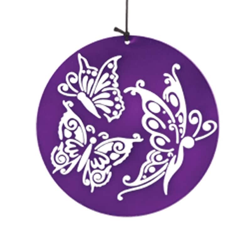 Garden Solar Chime 35" - Butterfly