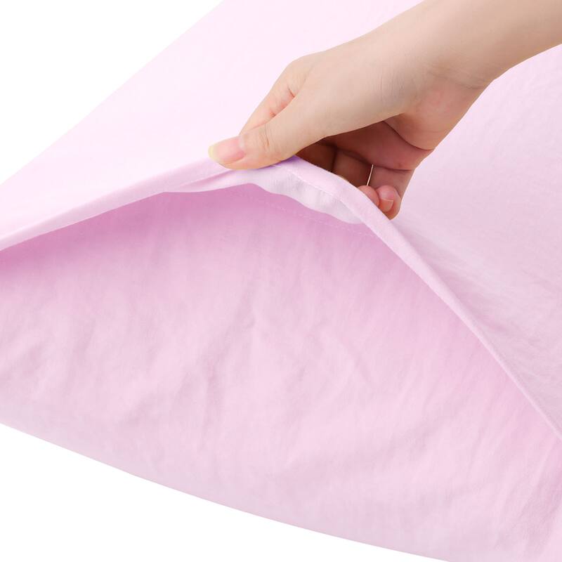 2Pcs Washed Microfiber Pillowcases Soft Envelope