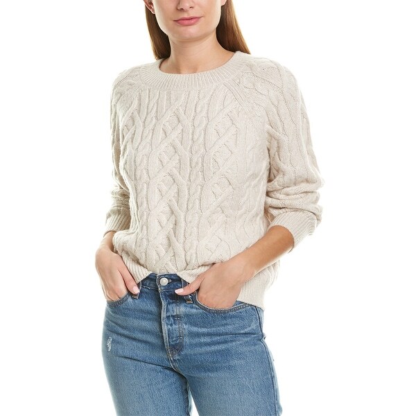 cashmere cable knit sweater womens