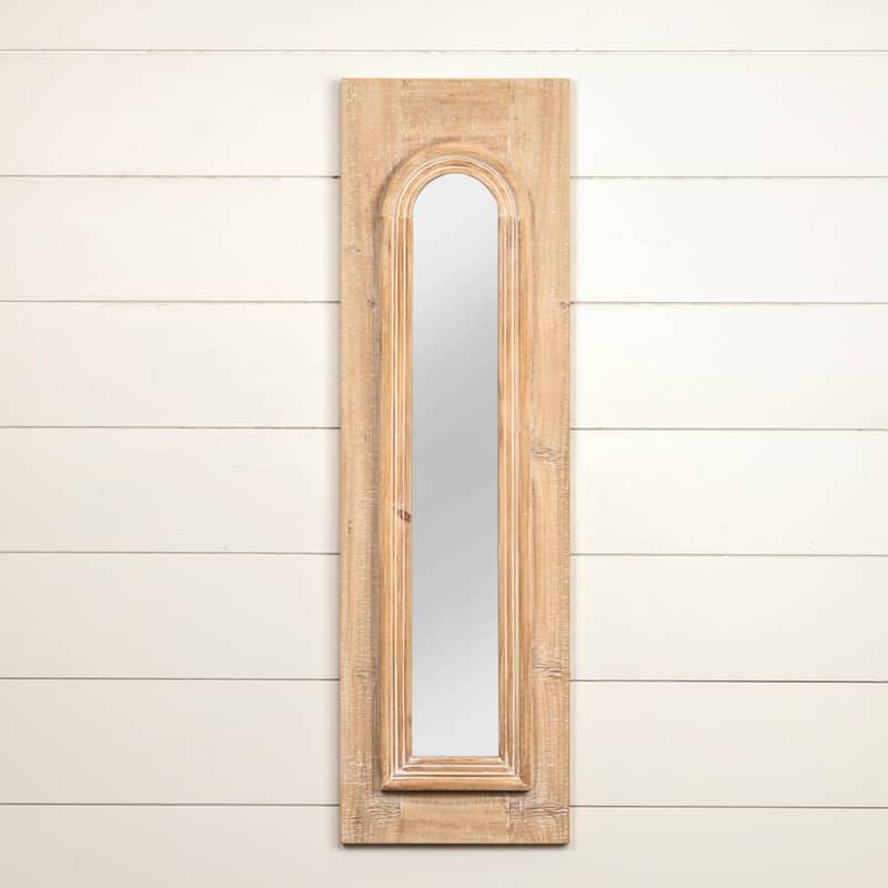40.25" Wood Mirror - 40.25" H x 12" W x 1.5" D