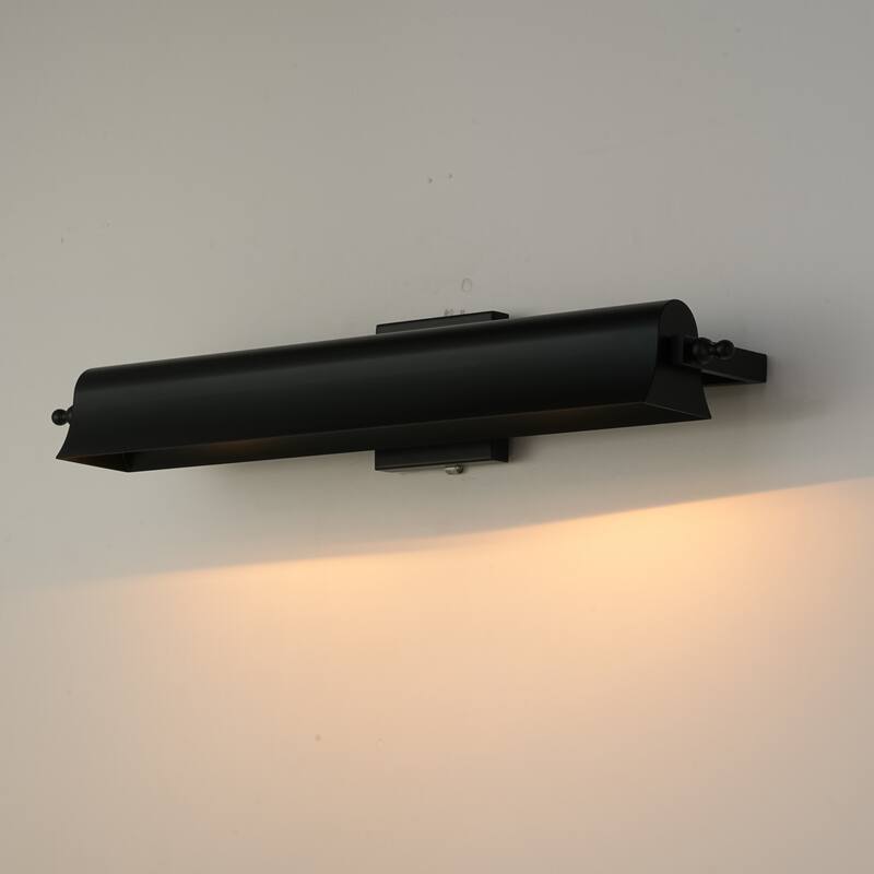 2-Light Black/Glod Modern Metal Wall Sconce with Sleek Cylindrical Design for Living Room & Bedroom