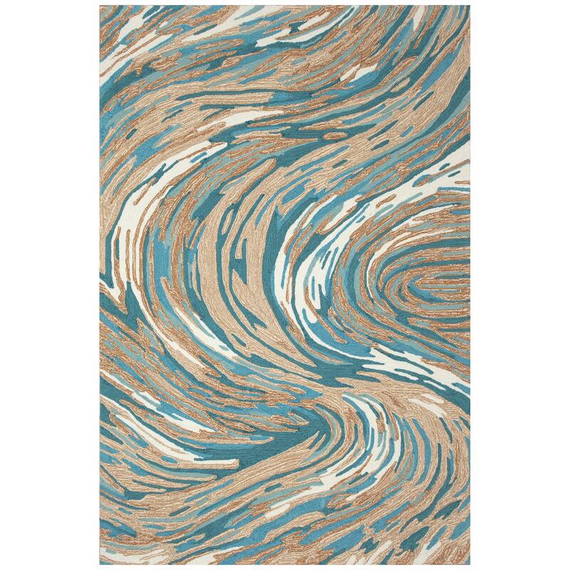 Liora Manne Capri Big Wave Indoor/Outdoor Area Rug