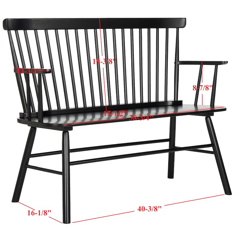 SAFAVIEH Gracija Spindleback Settee - 48" x 22.4" x 36" - 48"W x 22"D x 36"H