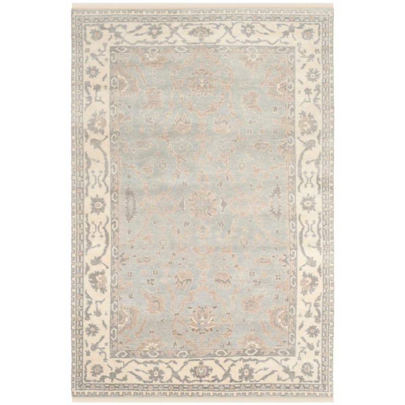 SAFAVIEH Couture Hand-knotted Oushak Reilika Traditional Oriental Wool Rug