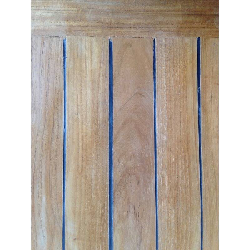 Chic Teak Santa Barbara Pool and Deck Storage Teak Wood Cushion Box