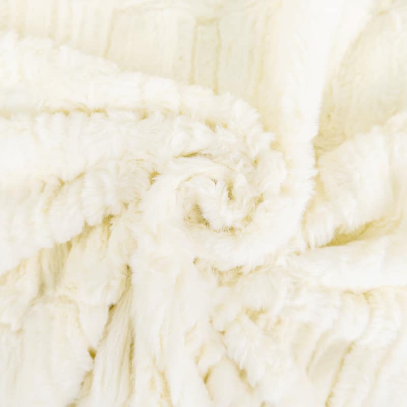 Oversized Saga Double Sided Fauxfur Throw, 60" x 80"
