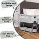 preview thumbnail 18 of 19, Dream On Me Lilly Bassinet & Bedside Sleeper