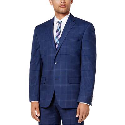 Sean John Mens Stretch Two Button Blazer Jacket