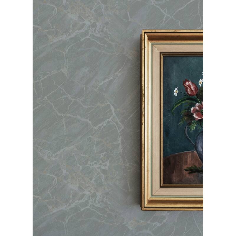 Chris Loves Julia x NuWallpaper Jade Moonstone Peel and Stick Wallpaper