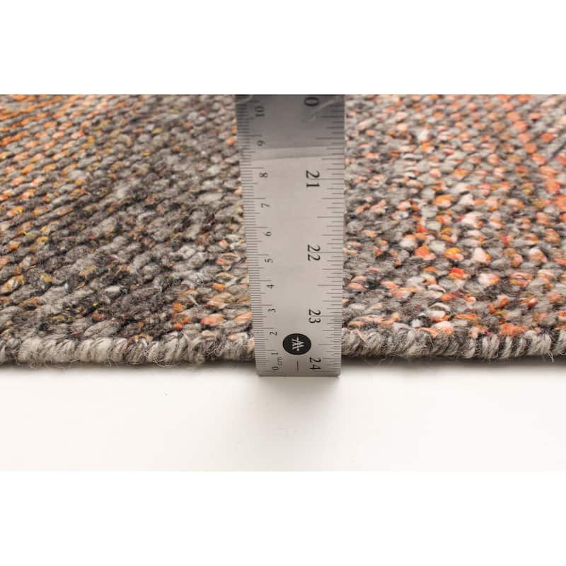 ECARPETGALLERY Hand-knotted Eternity Grey Wool Rug - 3'1 x 5'1